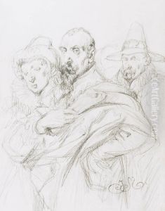 Kompozycja Historyczna, Wielopostaciowa by Jan Matejko