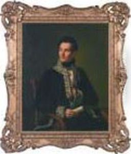 Portrait De Casimir Perier En Costume De Pair De France Ou D'ambassadeur by Charles Paulin Fr. Matet