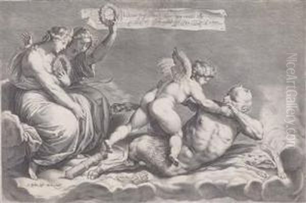 Eros Subduing Pan - view 1