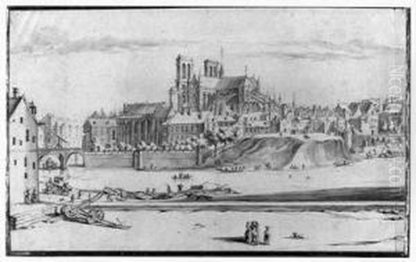 View Of The Cathedral Of Notre-dame, Paris, Seen From The Back - view 1