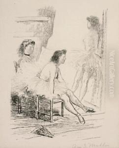 Drei Balettanzerinnen by Arvid Mather
