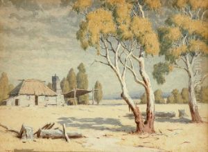 Pioneer's Hut by John A. Mather