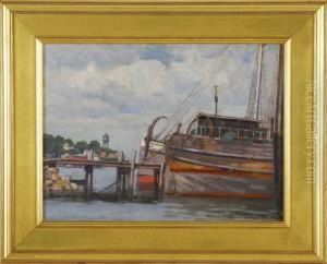 At The Dock by Frank Convers Mathewson