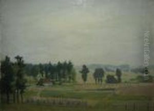 Landschap. by Henri Mathy