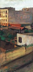 Landscape In Rome by Jeno Maticska