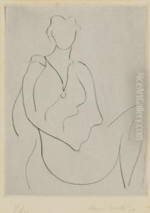 Frontispiece From Midis Gagnes By Tristan Tzara