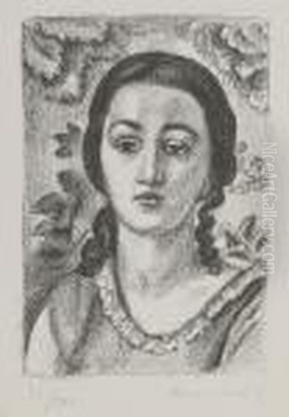 Jeune Fille Aux Boucles Brunes - view 1