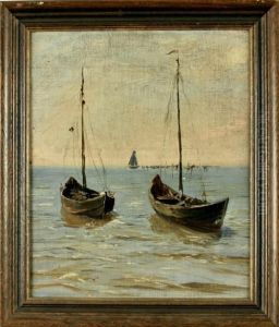 Fischerboote by Karl Otto Matthaei