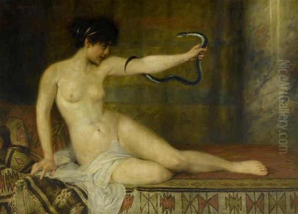 Cleopatra With The Snake - view 1
