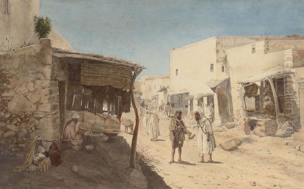 Market Day, Safi - view 1