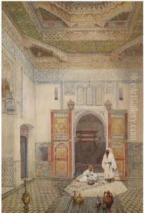 Tea In The Riad, Morocco by Jarvis Matthew
