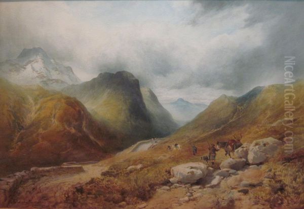 The Three Sisters Pass In Glencoe - view 1