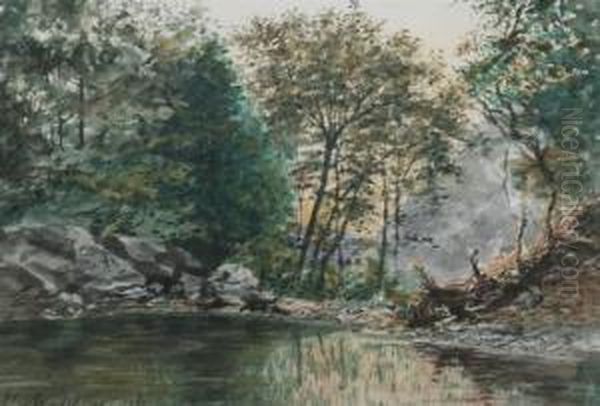 Landscape With Reflecting Pool - view 1