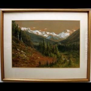 Part Of The Great Canadian Glacier by Marmaduke Matthews