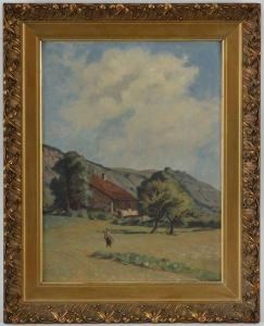 Collonges Et Le Saleve by Jules Matthey