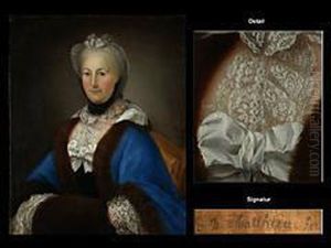 Portrait Einer Adeligen Dame Portrait Einer Adeligen Dame