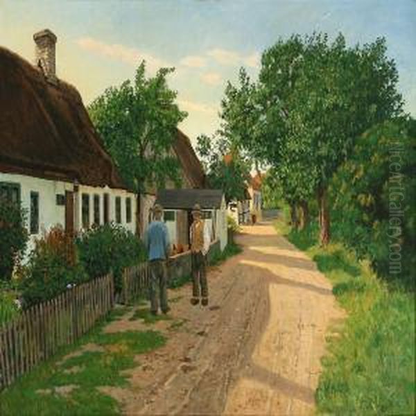 Village Scene From Marupon Samso Island, Denmark - view 1