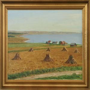Harvest Landscape By A Bay Harvest Landscape By A Bay