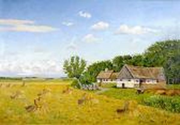 Landscape With Haystacks - view 1