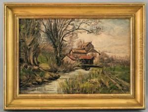 Paysage Aetrembieres by Francois Armand Mauchain