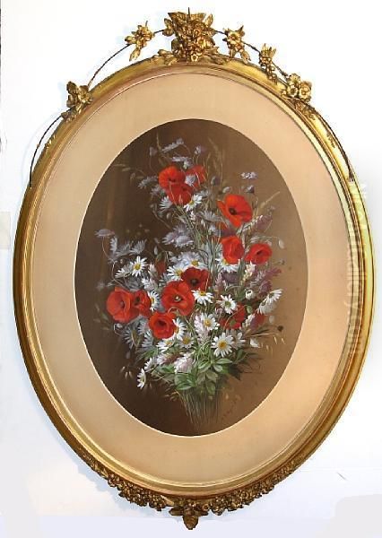 Poppies And Daisies - view 1
