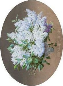 Lilacs, Wildflowers by Raoul Maucherat de Longpre
