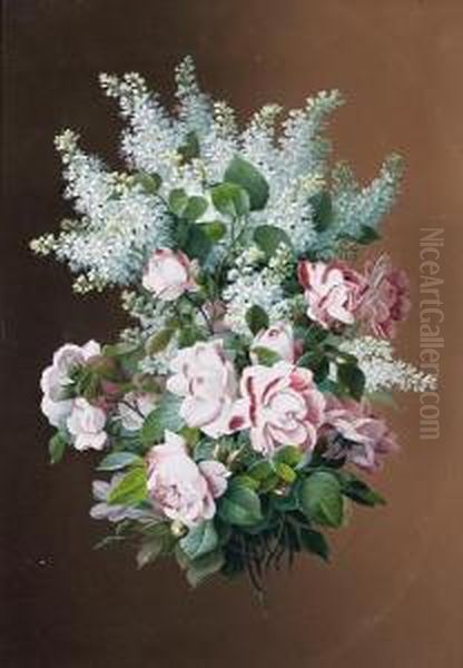 Yellow Roses And Lilacs - view 1
