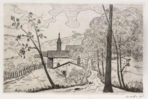 Le Village Dans Les Alpes by Maxime Maufra