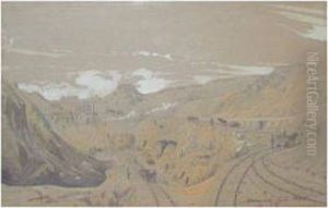 Vue De La Mine De Moresnet. by Adolphe Maugendre