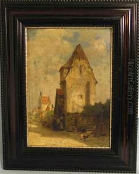 Sulzfeld. Plausch An Der Stadtmauer - view 1