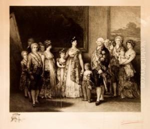 La Familia De Carlos Iv by Bartolome Maura Y Montaner