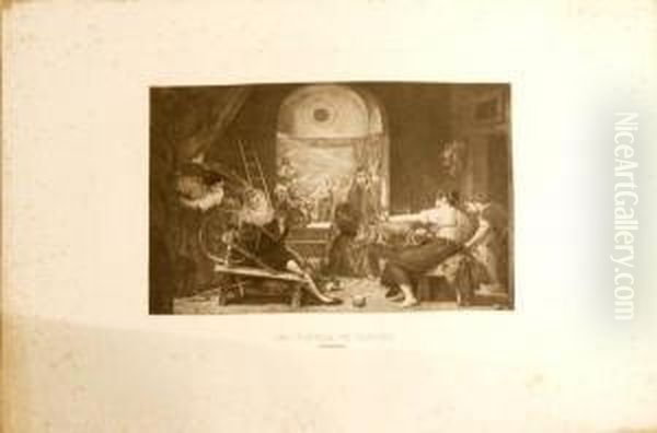 Una Fabrica De Tapices, Obra De Diegovelazquez - view 1