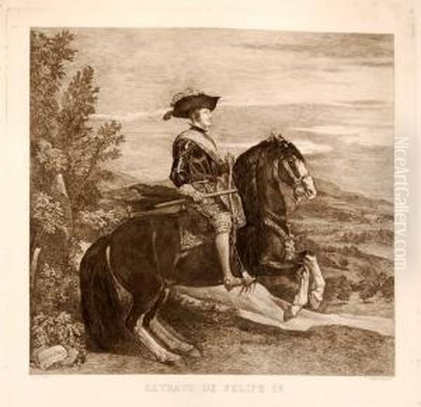 Retrato De Felipe Iv, Obra De Diego Velazquez - view 1