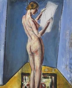 Nude Reading by Alfred Henry Maurer