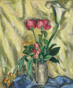 Vase Of Flowers by Alfred Henry Maurer