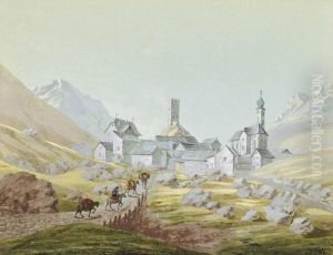 Views Of Switzerland: Hospitiam by Heinrich Maurer