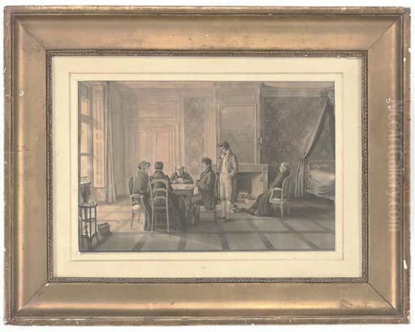 Card Players In An Interior - view 1
