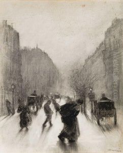 Rue Animee by Charles Maurin