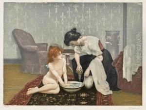 Le Bain by Charles Maurin
