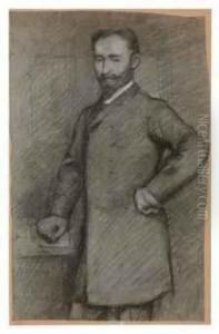 Portrait Of Dr. Amordru by Charles Maurin