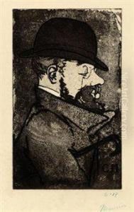 Portrait Of Henri De Toulouse-lautrec by Charles Maurin
