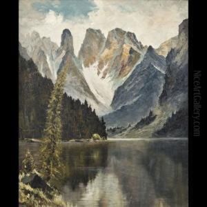 Monte Cristallo E Lago Di Landro Sulle Dolomiti