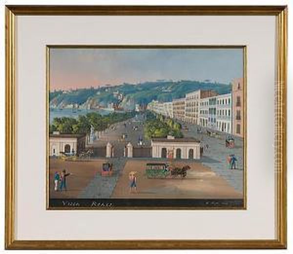 Italian View Of Naples - view 1