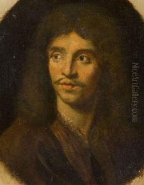 Portrait De Moliere, D'apres Ingres - view 1