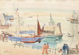 Port La Douarnenez by Arnold Max Wexler