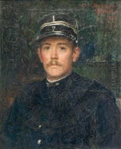 Jeune Homme En Uniforme