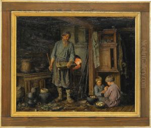 The Widower's Morning by Vasily Maximovich Maximov