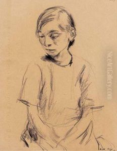 Madchenportrat by Matthias May
