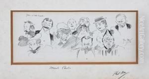 At The Tables by Philip William May