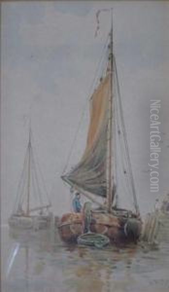 Sailing Boats By The Jetty - view 1